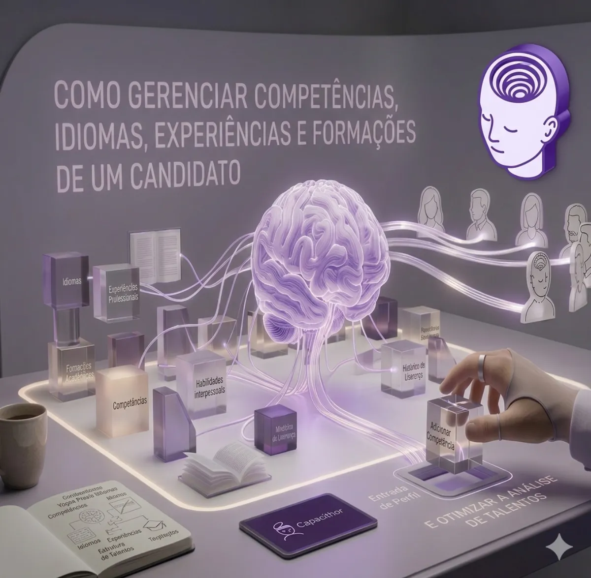 Como gerenciar competências, idiomas, experiências e formações de candidatos